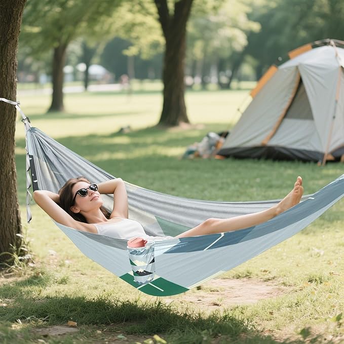 Mountain and Pet Outdoor Hammock with Tree Straps Cloth for Outside Beach Patio Garden