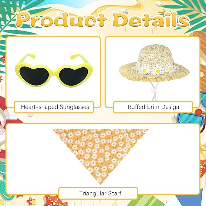 Porch Goose Summer Outfit,Hsummer Porch Goose Outfit,Porch Goose Bikini,Summer Garden Lawn Patio Yard Outdoor Decor (Sunflower Yellow)