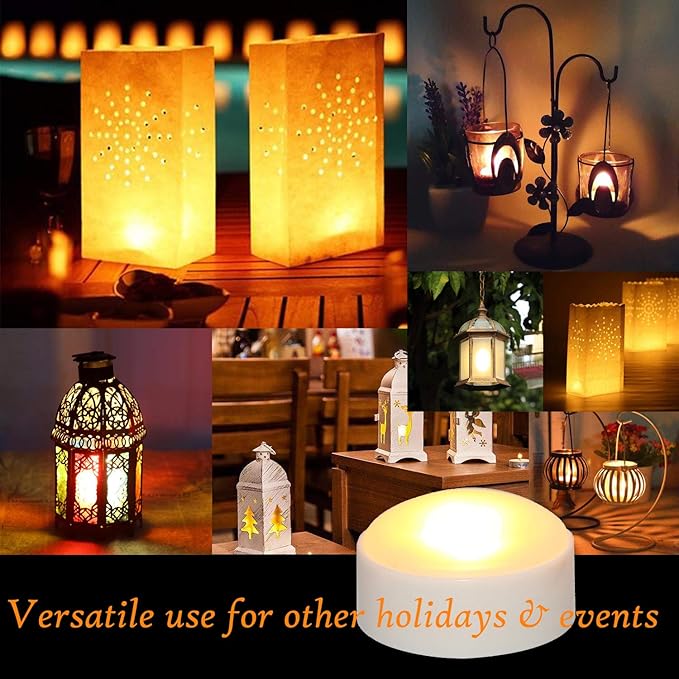 3 PCS Halloween Pumpkin Lights with Remote and Timer Battery Operated LED Decorative Bright Flickering Flameless Candle Set Bulk for Jack-O-Lantern Décor Party Home Christmas Decorations, White Color