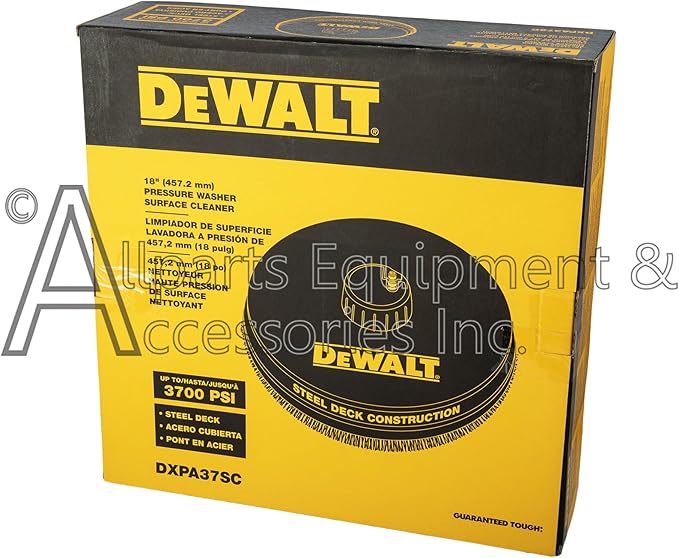 80472 Compatible with DeWALT 18" Surface Cleaner 1/4" Quick Connect Fitting for Cold Water Pressure Washers Rated up to 3700 PSI