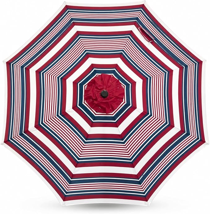 Sfmora 9ft Patio Umbrella Replacement Canopy for 8 Ribs, Outdoor Umbrella Canopy ONLY, Market Umbrella Top, Water-Resistant & UV-Protective
