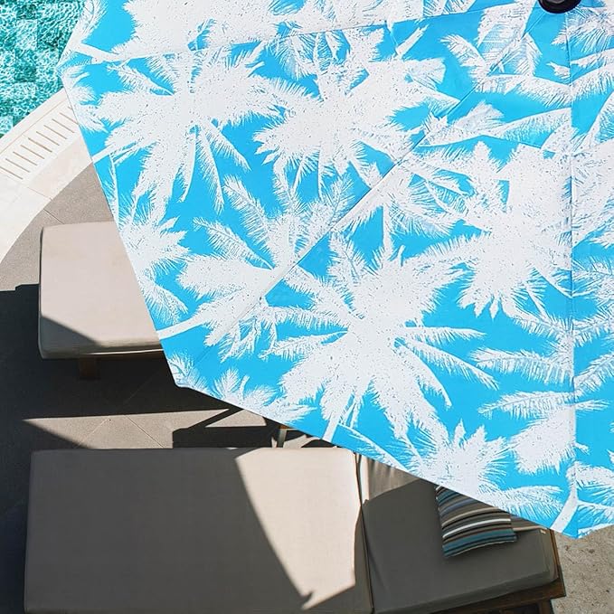 ontheway 11FT Patio Umbrella Enhanced Replacement Canopy Market Table 8 Ribs Umbrella Canopy
