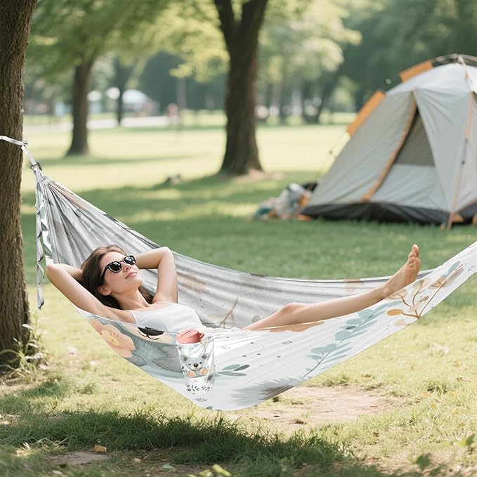 FRMG Koala Hammock 500 lbs Capacity Portable Hammocks with Tree Straps & Attached Carry Bag, Camping Essentials Gear, 2011015a