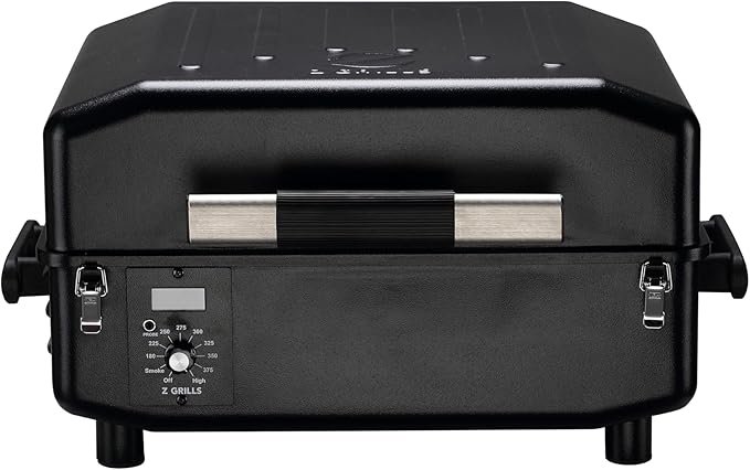 Z GRILLS 2026 200A Pellet Grill & Smoker - 202 sq.in Compact Wood Pellet BBQ with PID 3.0 Precision Control, Auto Feed System, Portable Small-Space Grill for Camping & Backyard Cooking