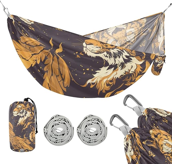 Glided Beasts Camping Hammock Fabric for Outside Patio Garden