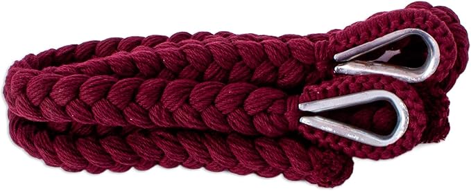 Novica Handmade Sea Breezes in Bordeaux Cotton Hammock Swing