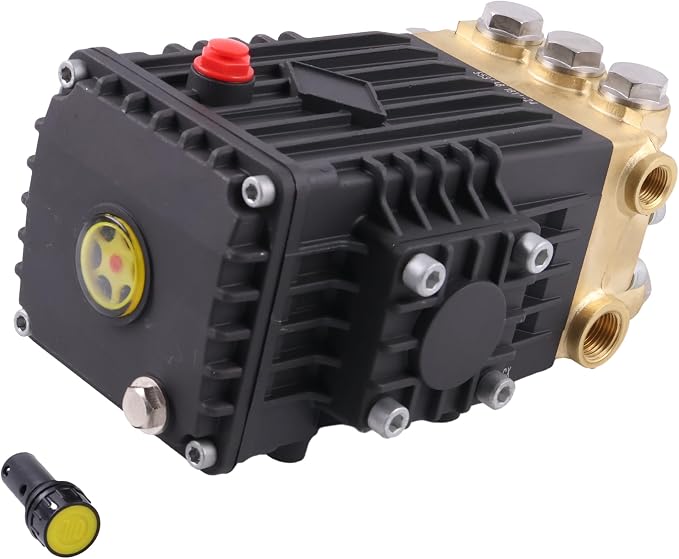 Triplex Pressure Washer Pump TS1811 T-47 Series 4.5GPM 3500PSI 1125RPM 24MM Solid Shaft