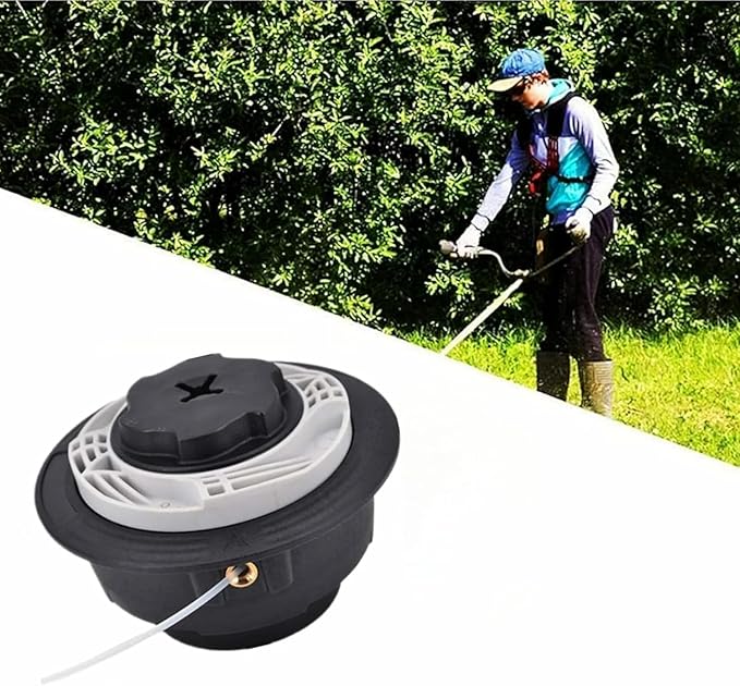 C6-2 Trimmer Head Replaces 4006 710 2126 | 4006 710 2106 for Stihl FS38 FS40 FS40C FS45 FS46 FS50 FSE60 FSE71 FSE81 FSA60R Weed Eater Easy Loading Lawn Mower Garden Tool Accessories