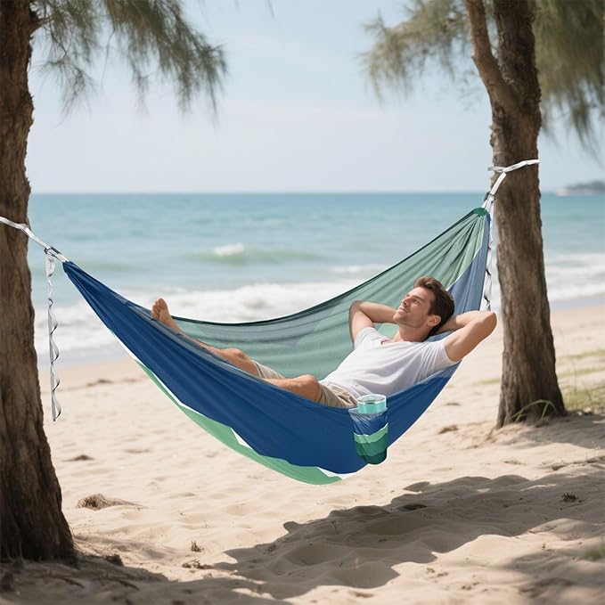 Layered Mountain Camping Hammocks with Hanging Rope Hammock for Outside Essentials