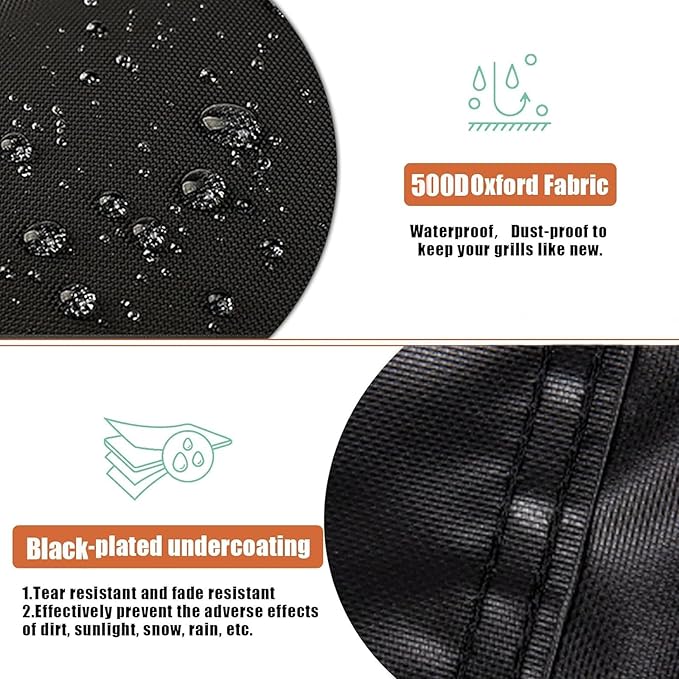 Outdoor Storage Box Cover for Greesum 82 Gallon Resin Deck Box, Waterproof Deck Box Covers Resin Storage Bin Cover - 46"L x 21"W x 23"H