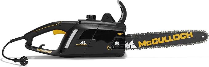 McCulloch CSE 1835 Electric Chainsaw with 1800 W Motor, 35 cm Chain Guide, Autom. Chain Greaser (Item No. 00096-71.479.01)