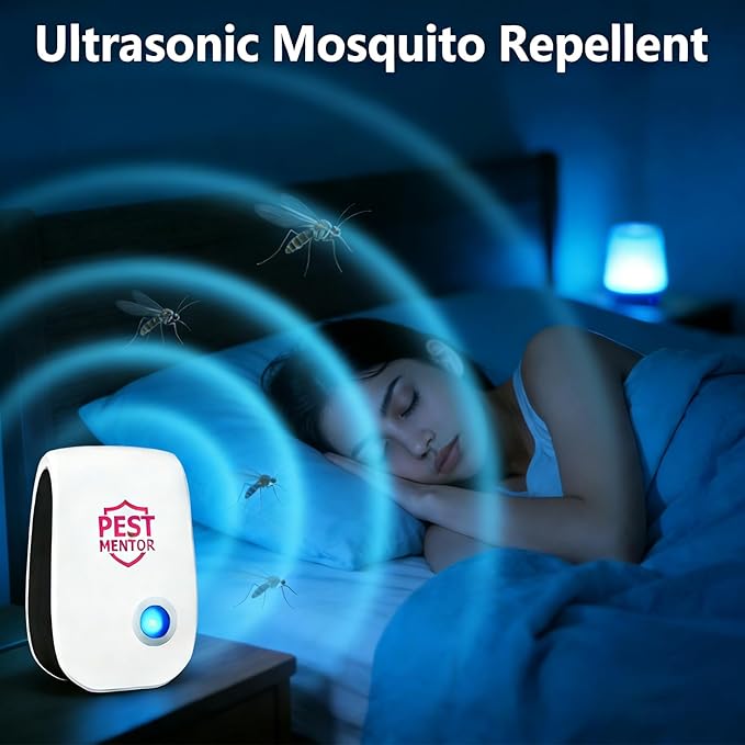 Ultrasonic Mouse Repellent 10 Pack Pest Control Repeller, Electronic Pest Repellent Plug in Indoor for Insect Roaches Spider Ant Mouse Repellent Indoor for Home Basement Attic Garage