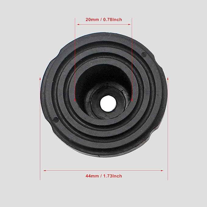 68325-Z07-003 Lower Rubber Foot Pads - by Huthbrother, Compatible With HD EB2000i & EU2000i, Fits Generator Lower Foot Rubber for EU2200 and EB2200 - Replace 68325-Z39-C90, 68325-Z44-A30 (4)