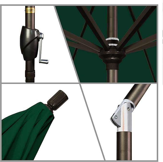 California Umbrella 6' Round Aluminum Market Umbrella