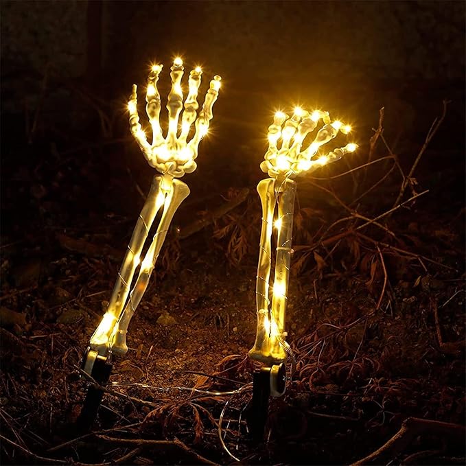 Outdoor Solar Garden Lights Decorative Luminous Lawn Lights (2 Pieces) Solar Porch Lights