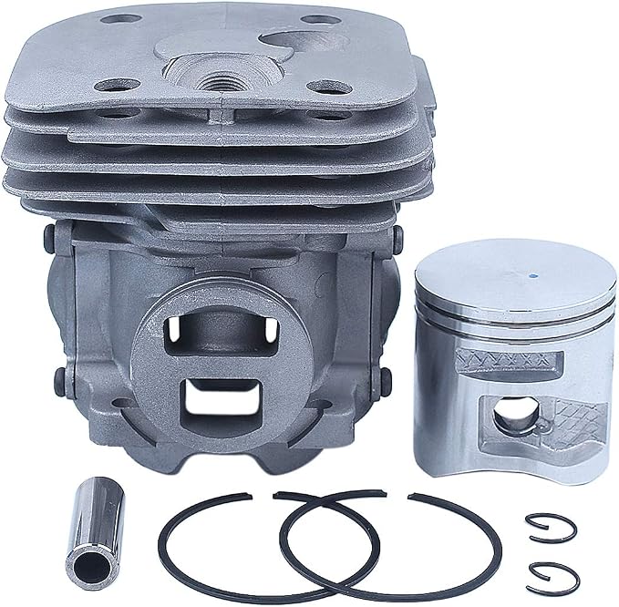 50MM Cylinder Piston Rings Kit For Husqvarna 372XP AND 365 X-TORQ Chainsaw Parts, 50MM Piston, Cylinder, 2X Piston Rings, 2XPiston Pin Clips, Piston Pin.