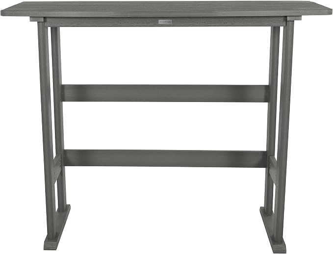 highwood AD-TBL-KS3-CGE Lehigh Bar Height Balcony Table, Coastal Teak