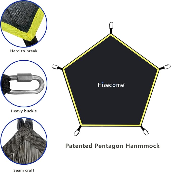 Climber Dome Hammock with Canopy, Accessory for Climbing Dome，Suitable for 10 * 5FT, Load-Bearing 300 Pounds（Hammock Only）