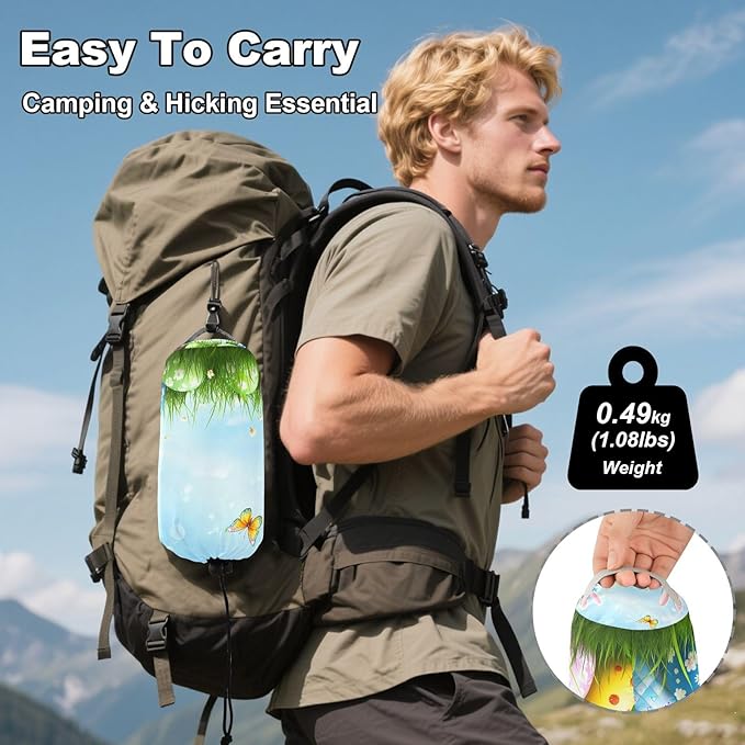 Hammocks for Outside Easter Background Camping Hammock Portable Hammocks with Tree Straps and Carry Bag Camping Accessories for Hiking Beach Outdoor
