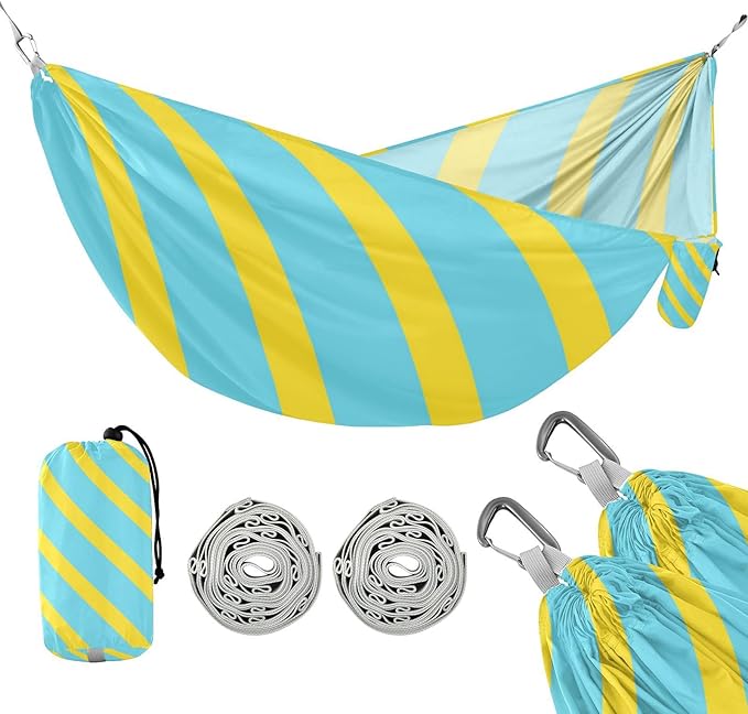 Seamless Pattern Bright 330lb Capacity Hammocks for Camping with Tree Straps Cloth Hammock for Indoor Outdoor Patio Silla colgante para Patio Exterior