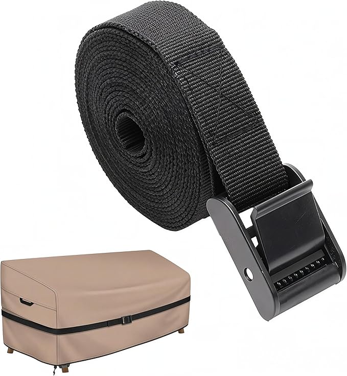 Strap for Outdoor Furniture Cover,（1 Pack 511x0.98in Adjustable Straps） for Waterproof Couch Cover, Patio Chair & Outdoor Table Covers, Windproof Fixing Straps, Prevent Blowing Away & Dirty