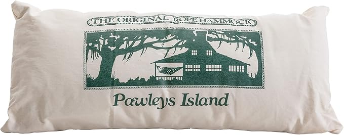 Original Pawleys Island The Hammock Shop - Cream Hammock Pillow, Sunbrella Fabric, Hook & Loop Fasteners, Handcrafted in The USA