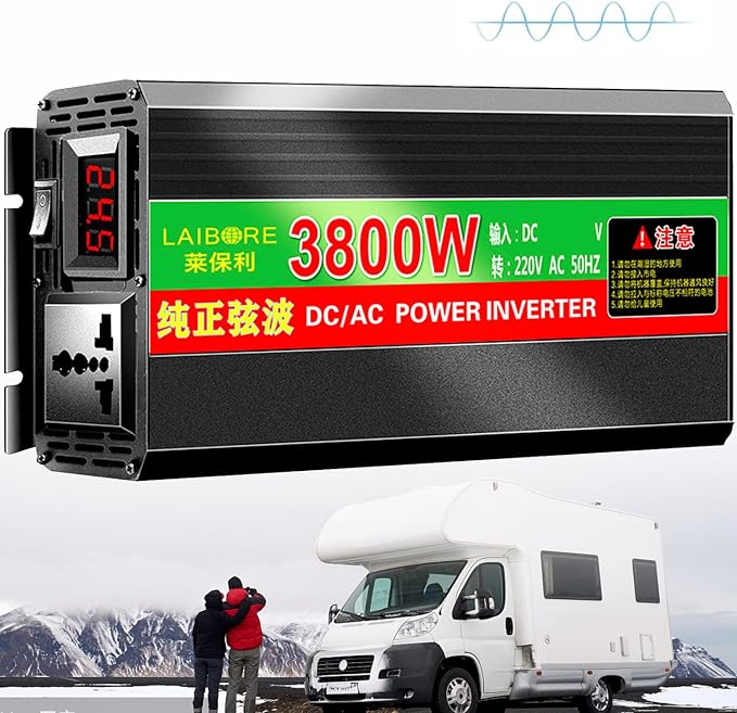 2800W 3800W 5800W 6800W 7800W 8800W 10000W 13000W 18000W 20000W Solar Power Inverter,DC 12V 24V 48V 60V 72V to 110V/220V 230V AC Split Phase Inverter Pure Sine Wave Inverter,for Home Energy Storage(38