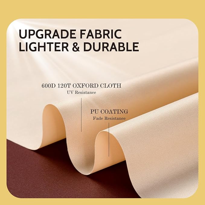 COSFLY Waterproof Patio Furniture Covers for Table and Chair Set, Rectangular Outdoor Sectional Sofa Covers Large - Fits up to 126L x 63W x 28H inches