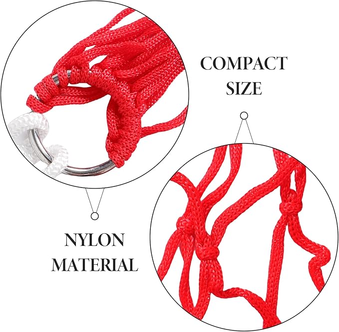 Sosoport Nylon Rope Hammock Chair Camping Mesh Portable Hammock Bed Camping Essentials Camping Gear