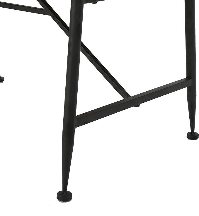 Christopher Knight Home Ocala Outdoor Industrial Wood Coffee Table with Iron Accents, Black / Antique Finish