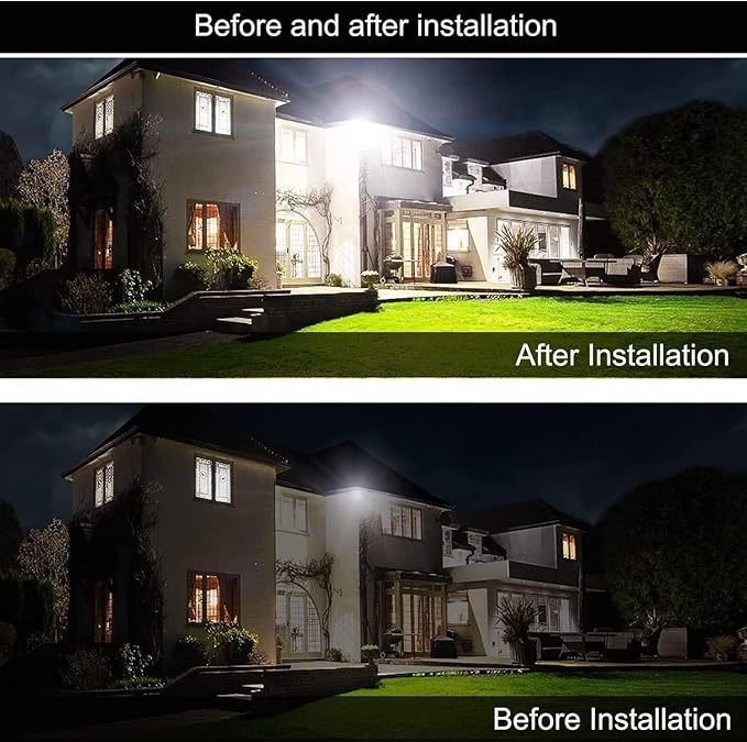 4Pack LED Flood Light Outdoor,150W LED Work Light 15500lmwith 6FT US Plug,IP66 Waterproof Exterior Security Lights,6000K Daylight White Outside Floodlights Slim Design for Playground Yard