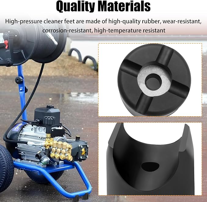 Pressure Washers Rubber Feet - for Most Brands of Gas Powered Pressure Washers, Compatible with Simpson Cleaning 7105468-2 Pcs