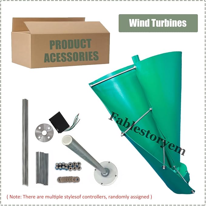 12000W Vertical Wind Power Turbine Generator Kit,12V/24V/48V Portable Maglev Wind Turbine Generator with Charge Controller for Boats Cabins Mobile Homes,A-12V