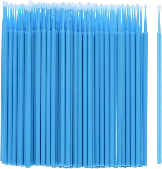M METERXITY 200-Pack Pollinator Brush, 0.1inch/2.5mm Plastic Vegetable Pollinator Pen Manual Pollination Tool for Gardening/Greenhouse/Hydroponic Plants/Flower [Light Blue]