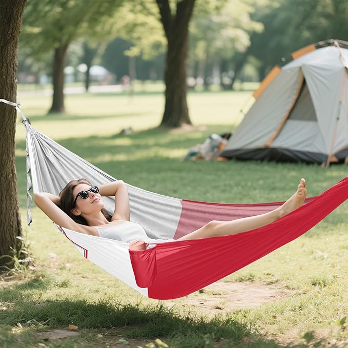 National Flag of Malta Hammocks with Portabl Carry Bag Backyard Hammock for Indoor Outdoor Patio