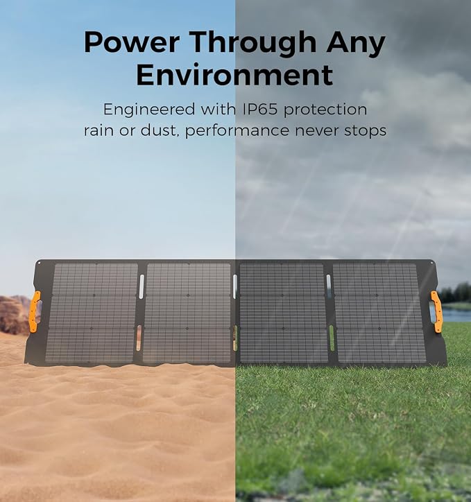 UDPOWER S1200 Solar Generator with 420W Panel, 1190Wh LiFePO4, 1200W (Surge 1800W) UPS, 1.5H Fast Charge, for Home Backup Outdoor RV Emergency