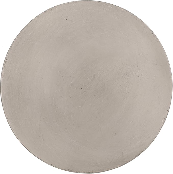 Small Coffee Table, Retro Concrete Round Side End Table, MGO Coffee Table for Living Room Garden Stool Decorative Furniture for Apartment Home Patio Outdoor Grey