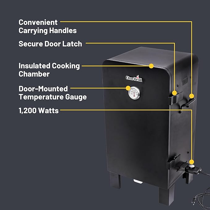 Charbroil Analog Electric Smoker, Black - 18202077