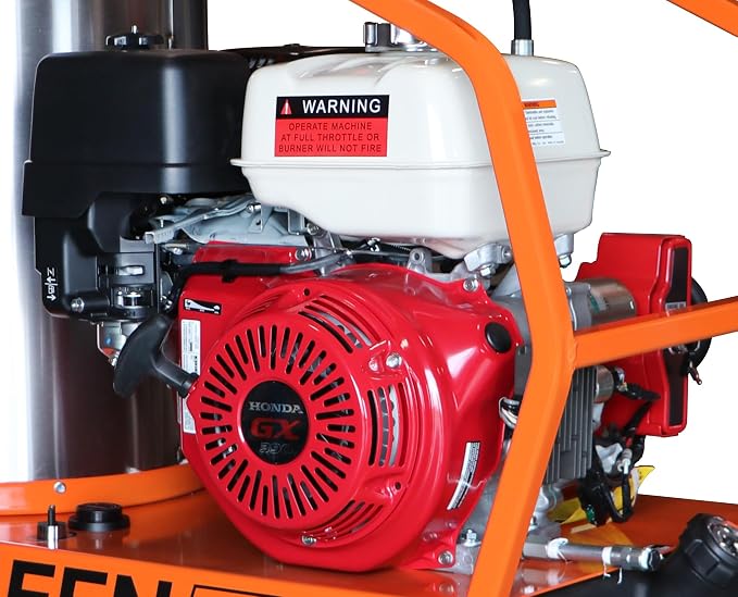 Easy-Kleen Hot Water Pressure Washer Gasoline Powered with a Diesel Burner 3.5GPM 4000PSI 13 HP Engine