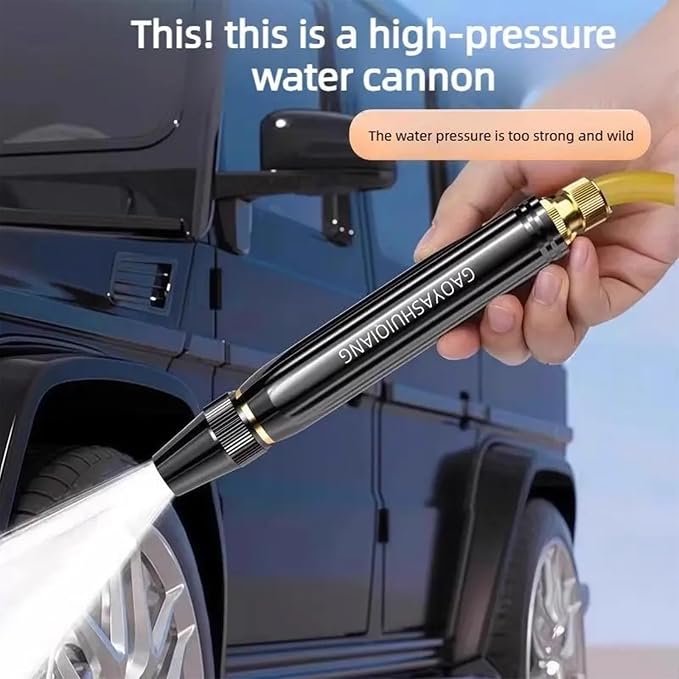 Unismart Power Washer, Powerful High-Pressure Water Gun for Car Cleaning, Home High-Pressure Car Wash Water Gun with Booster Nozzle, for Cars Washing (2pcs)