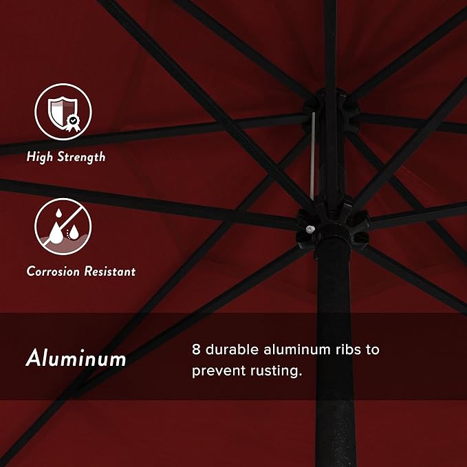 California Umbrella 9' Rd Aluminum Patio Umbrella