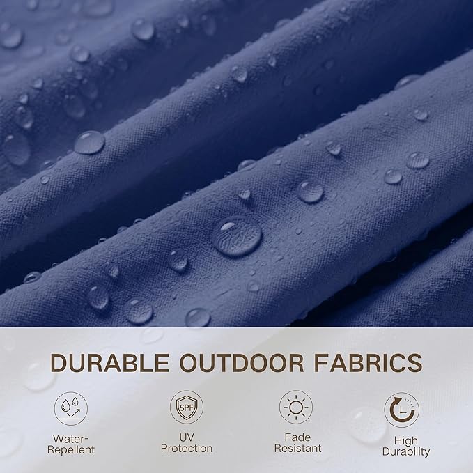 Kingdura Cantilever Patio Umbrella with Double Top Vent, Large Square Aluminum Outdoor Offset Umbrella with 360-degree Rotation, Infinite Tilt, UV Protection for Pool Deck Garden Patio