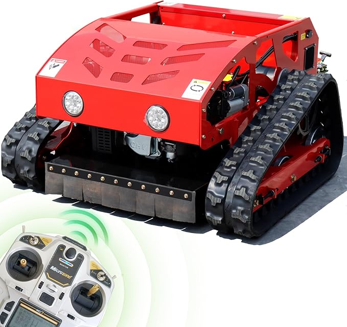 Automatic Remote Control Lawn Mower Multifunctional Mowing Robot 45° Slope All Terrain Grass Adjustable Mowing Height Cutting Machine