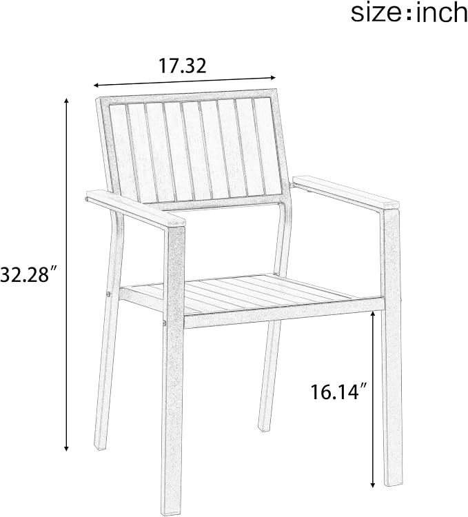 RUNNA Experience Outdoor Dining Freedom with a Flexible Set Including Six Chairs and a Table That Extends from 62.9 to 82.6 Inches for Personalized Arrangements (Camel+Natural@43)
