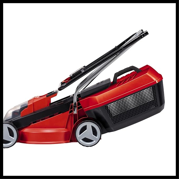 Einhell Cordless lawnmower GE-CM 18/30 Li Kit Power X-Change (18 V, 30 cm cutting width, up to 150 m², brushless, 25L collection bag, 30-70 mm cutting height, incl. 3.0 Ah battery and charger)