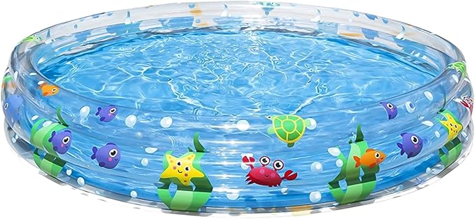 Portable Pool, 72" x 13" Swimming Pool, Swimming Pools for Outdoor and Backyard (Blue)