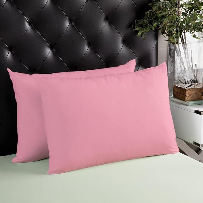 Outdoor Waterproof Throw Pillows Minimalist Solid Pure Pink Patio Pillows,Decorative Pillow Covers with Insert,Pillow Cushion Case for Garden Couch Sofa Unadorned Single Color Art