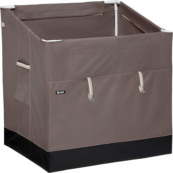 Classic Accessories Ravenna Water-Resistant 85 Gallon Deck Box, outdoor storage box