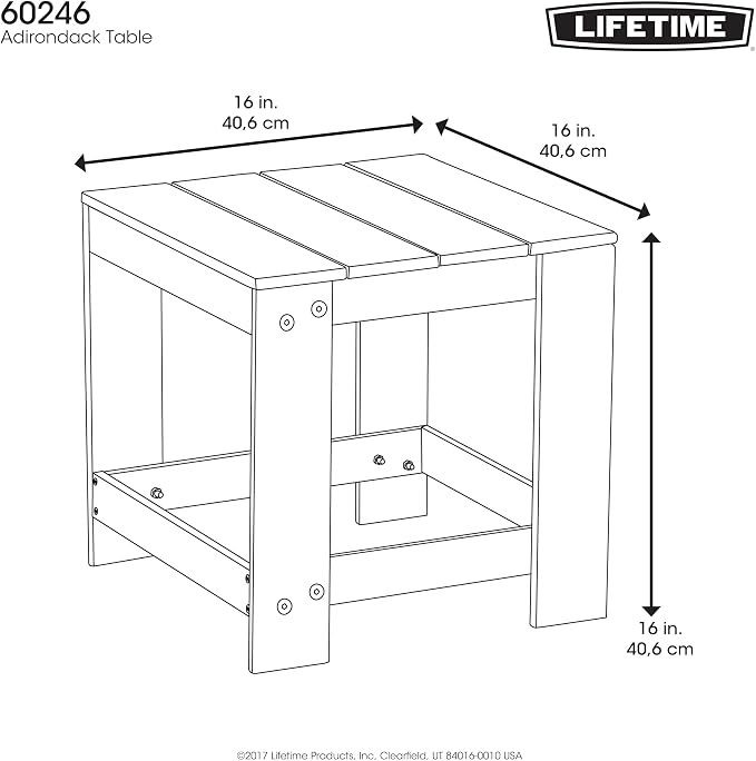 Lifetime 60246 Adirondack Table