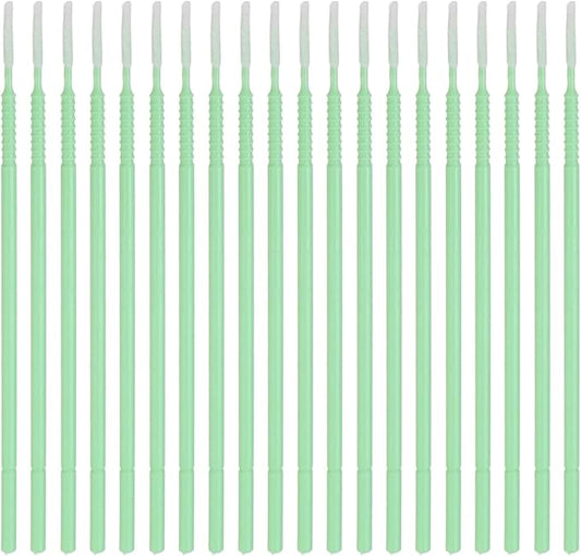 M METERXITY 20-Pack Pollinator Brush, 0.08inch/2mm Plastic Vegetable Pollinator Pen Manual Pollination Tool for Gardening/Greenhouse/Hydroponic Plants/Flower [Green]